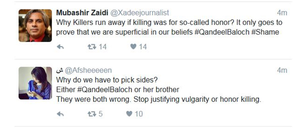 Qandeel Baloch, dead, twitter
