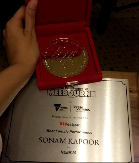 Sonam Kapoor, Best Actress, Indian Film Festival, Melbourne