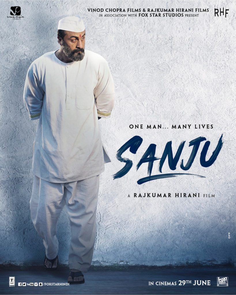 Sanju Poster, Ranbir Kapoor, Sanjay Dutt, BollywoodDhamaka