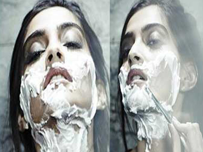 Sonam Kapoor, Shaving