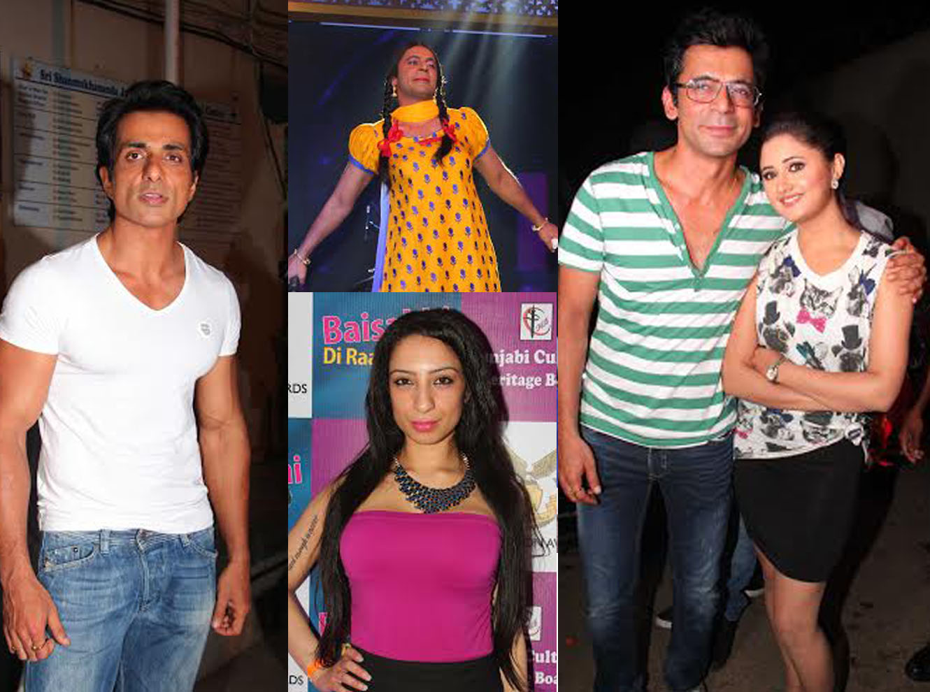 Bollywood, Actor, Sonu Sood, Sunil Grover, Charan Singh Sapra, Rajneesh Duggal, Rashmi Desai, Baisakhi Di Raat