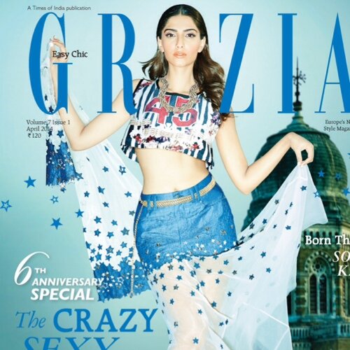 Sonam Kapoor, Grazia, Covergirl