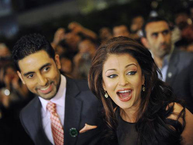 Abhishek, Aishwarya Rai Bachchan, 67th Cannes Film Festival 2014