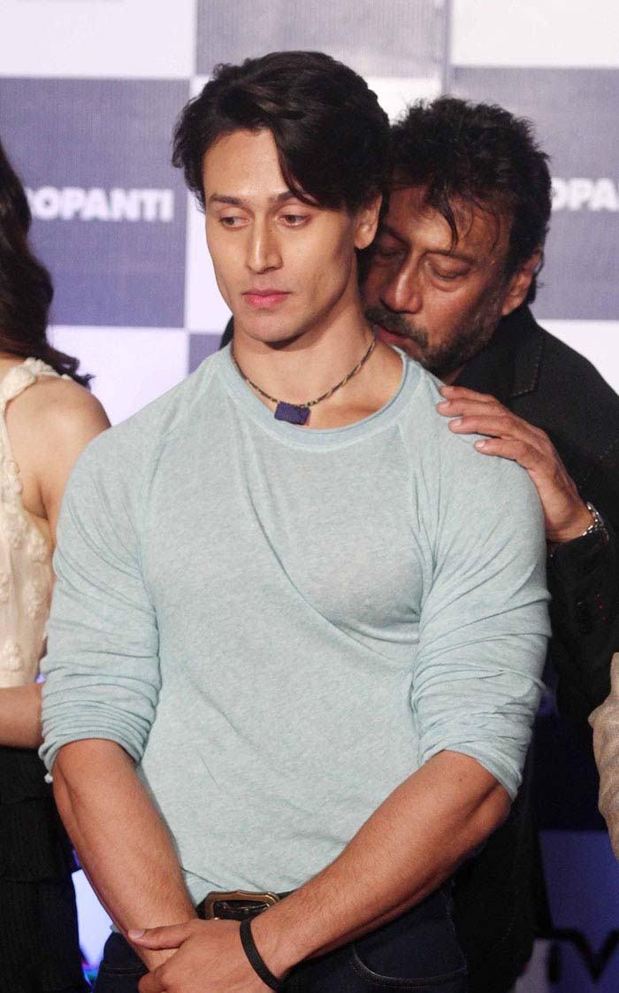 Jackie Shroff, Tiger Shroff, Heropanti