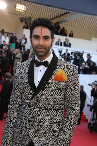 Sandip Soparrkar, Cannes red carpet, Indian Tribal print