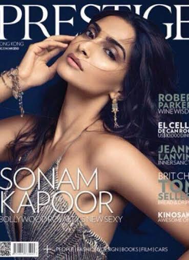 Sonam Kapoor, Indian, cover, Prestige Magazine
