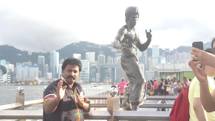 Chitah Yajnesh Shetty, Hong Kong, Bruce Lee