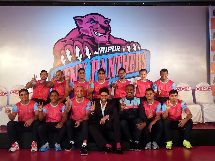 Abhishek Bachchan, Official Jersey, Jaipur Pink Panthers