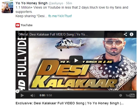 Music Video, Yo Yo Honey Singh, Desi Kalakaar, Sonakshi Sinha, Watch Video