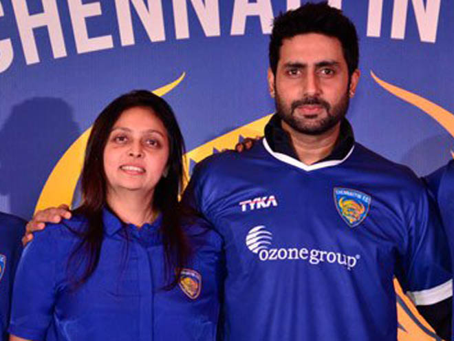 Abhishek Bachchan, Indian Super League, Chennaiyin FC