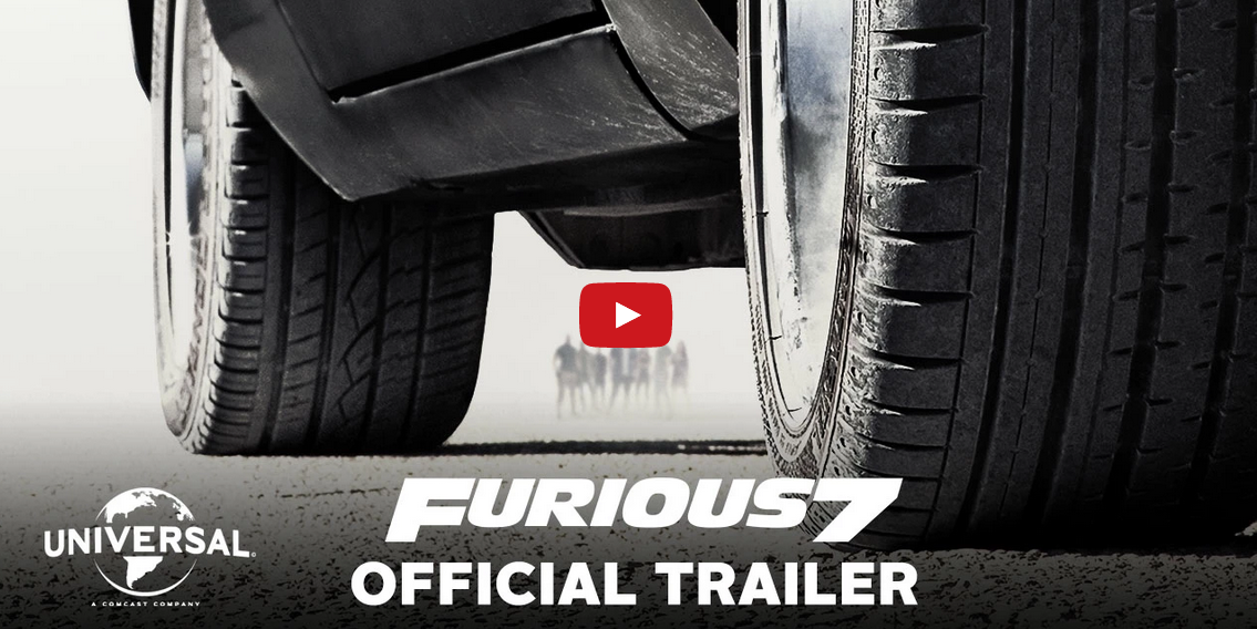 Paul Walker, Fast AndFurious 7, Official Trailer, Vin Diesel