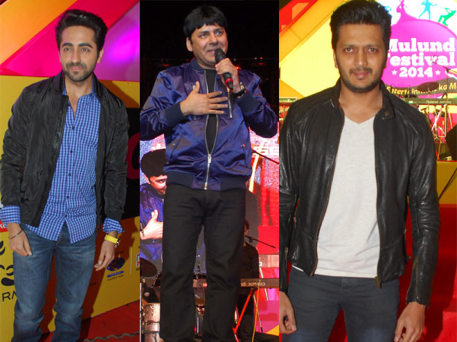 Ritesh Deshmukh, Ayushman Khurana, Shaan, Sudesh Lehri, Mulund Festival