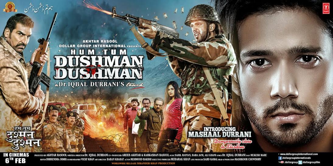 Bollywood film, HUM TUM DUSHMAN DUSHMAN, Indian Solders