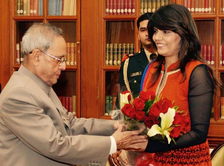 Pranab Mukherjee, Dr. Sunita Dube, Save The Girl Child