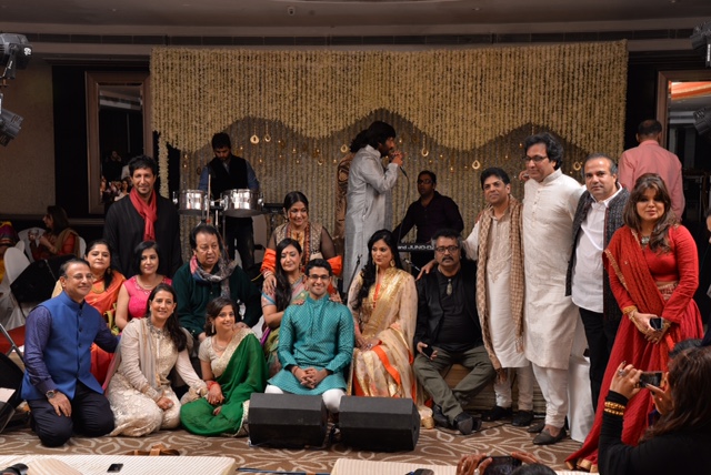 Bollywood Singers, Saurabh, Nasreen Daftary, daughter, Wedding, Reception