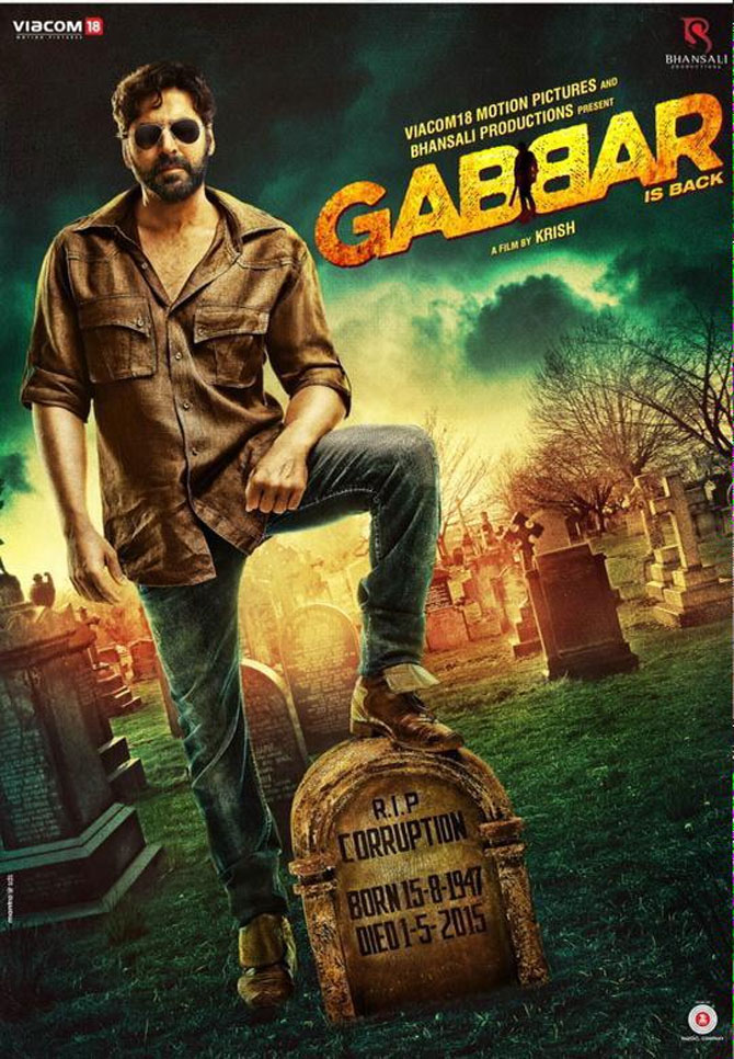 Akshay Kumar, movie, Gabbar Is Back, poster