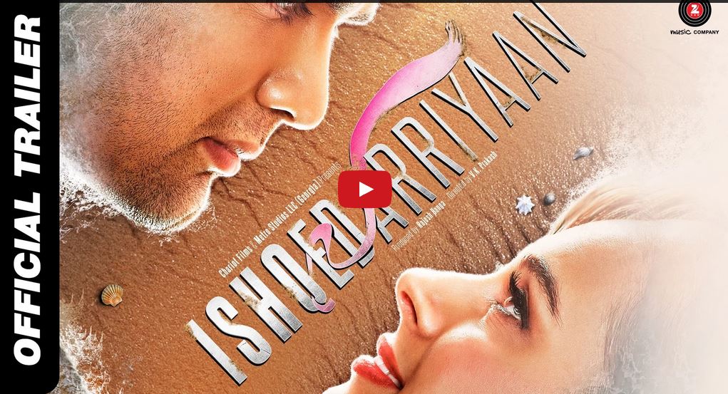 Official Trailer, Ishqedarriyaan, Mahaakshay, Evelyn Sharma, Mohit