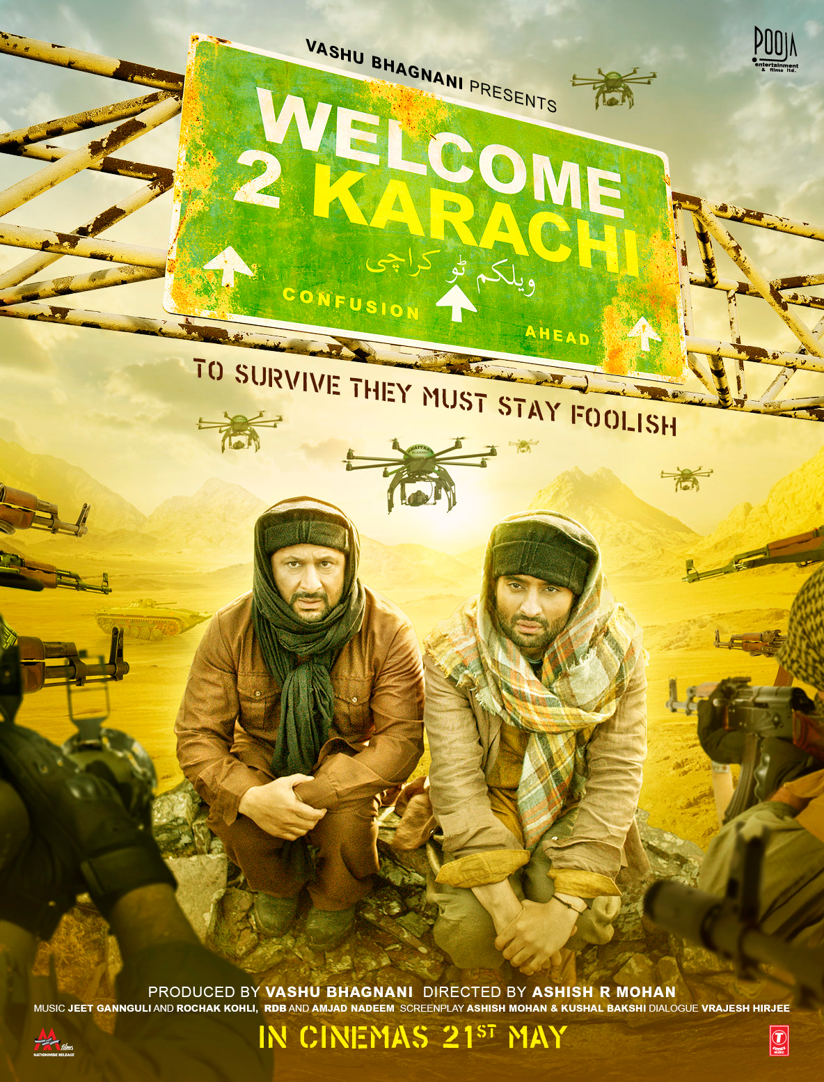 Welcome To Karachi, Movie, Pakistan, promotion, Poster
