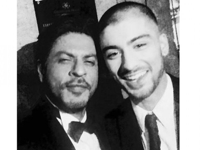 Shah Rukh khan, Zayn Malik, picture, retweeted