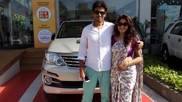 Amrapali, Yash Sinha, car