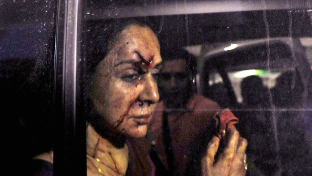 Hema Malini, Mercedes, car, speeding, Police