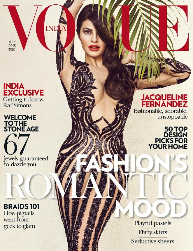 Sexy, Jacqueline Fernandez, cover page, Vogue