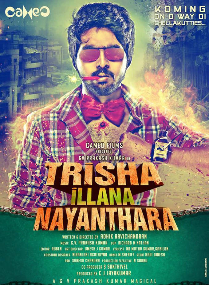 Trisha Illana Nayanthara, kissing, GV Prakash Kumar