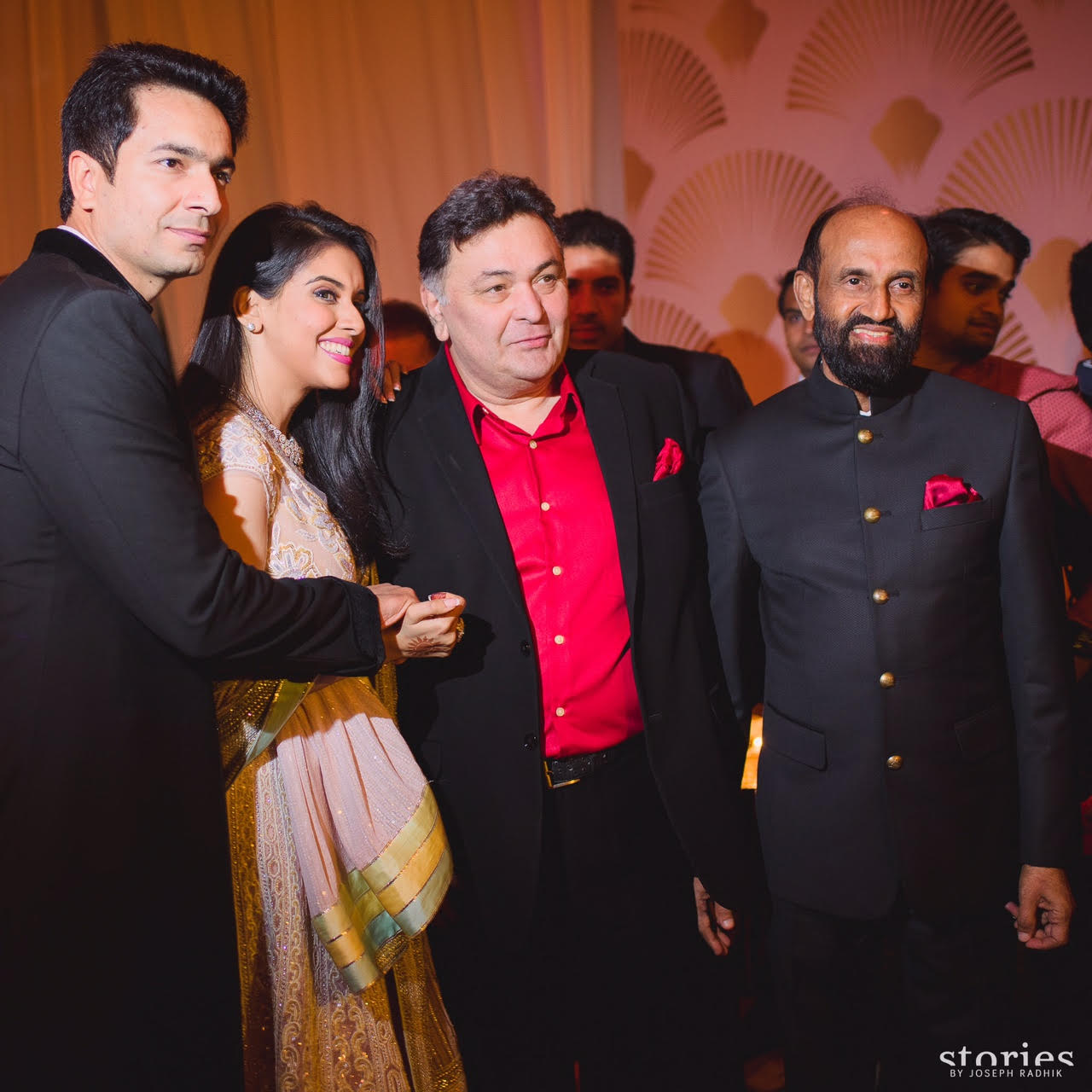 Asin, Rahul Sharma, reception, Mumbai, Pictures