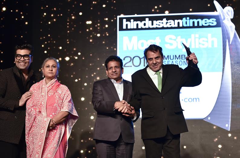 Karan Johar, Mahesh Agrawal, Jaya Bachchan, Hindustan Times, Most Stylish Lifetime Style Icon award, Dharmendra
