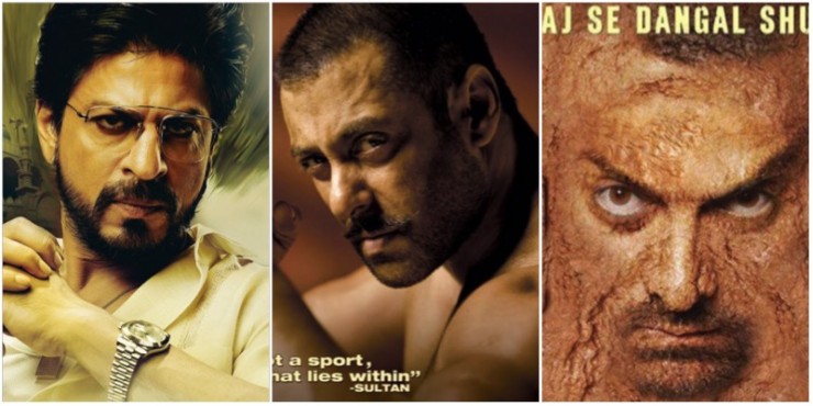 Aamir Khan, Salman Khan, Shahrukh Khan, Sultan, Raees, Dangal