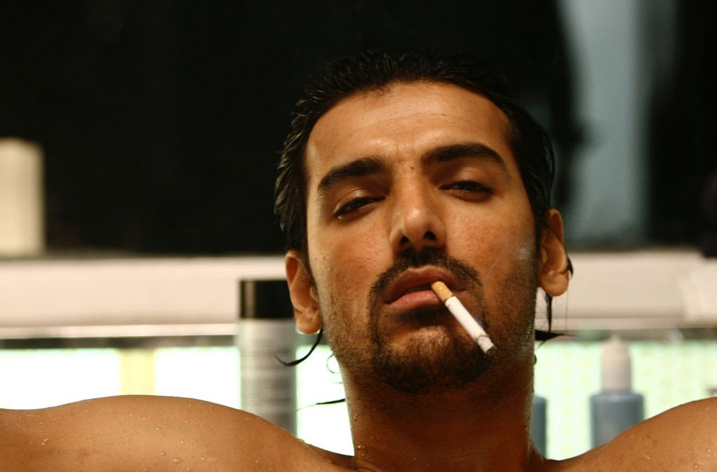 John Abraham, cigarettes, Dishoom