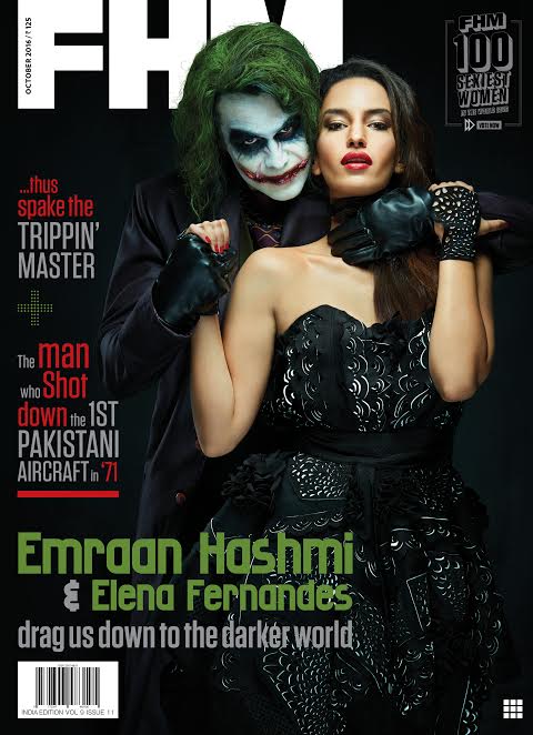Elena Fernandes, Emraan Hashmi, FHM India, FHM October issue