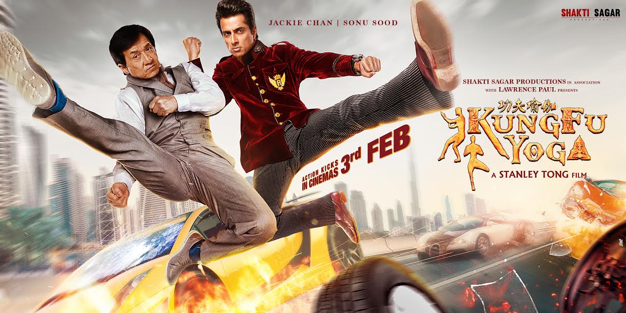 Jackie Chan, Sonu Sood, KungFu Yoga