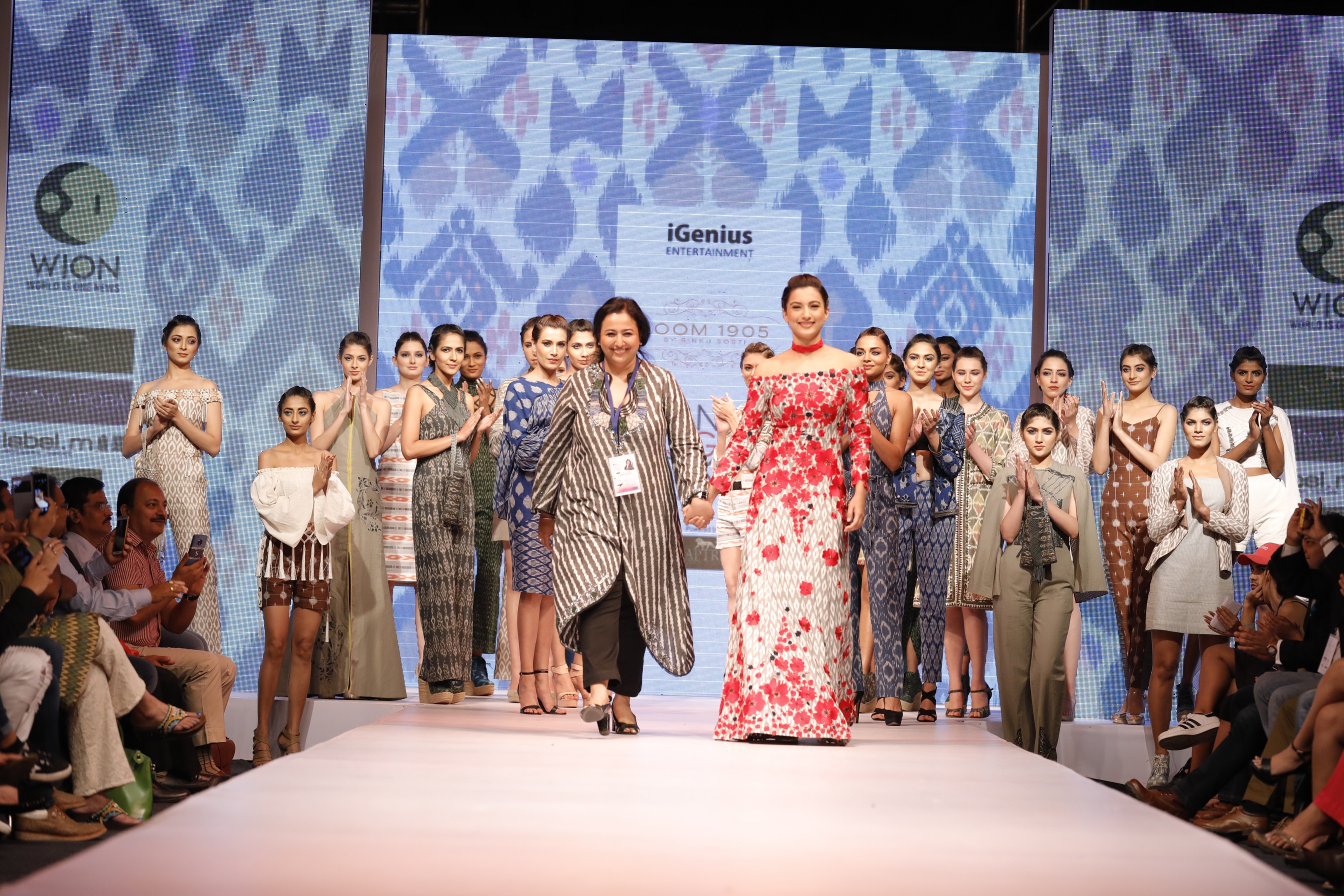 Gauahar Khan,Ramp,Designer,Rinku Sobti,Asian Designer Week, DAY 1