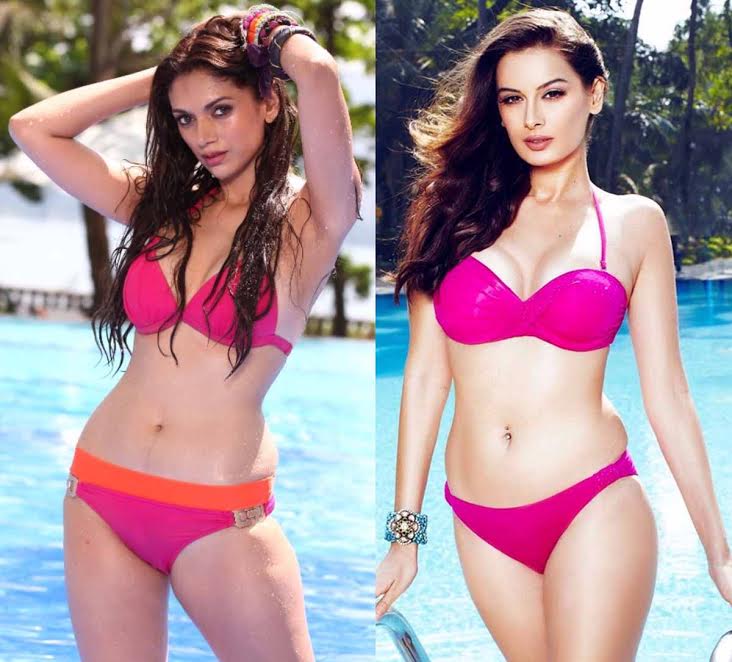 Actress, Evelyn Sharma, Bollywood, pink bikini