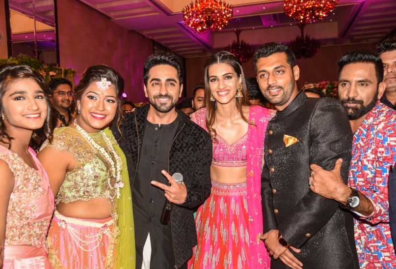 Ayushmann Khuranna, Kriti Sanon, gate crashed, engagement party, Bareilly Ki barfi