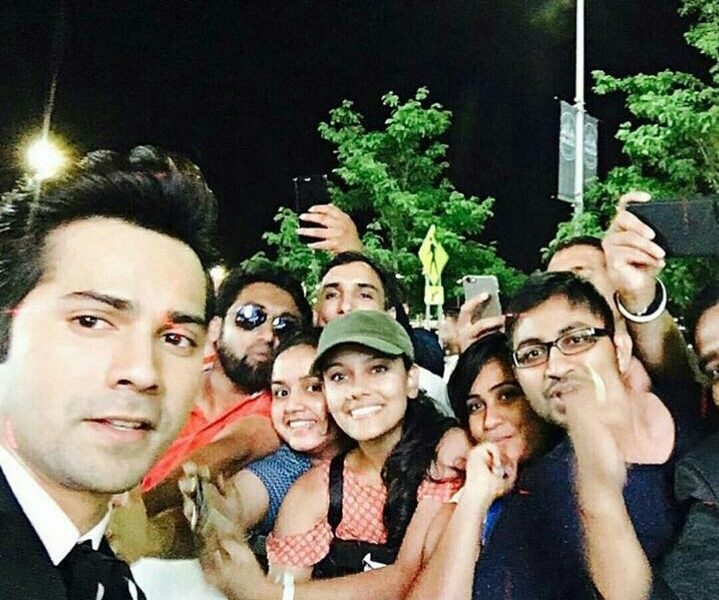 Varun Dhawan, Fan Walk Park, New York City