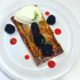 apple strawberry jell, blackberries, Crème fraîche, French dessert, recipe, Apple Tart,