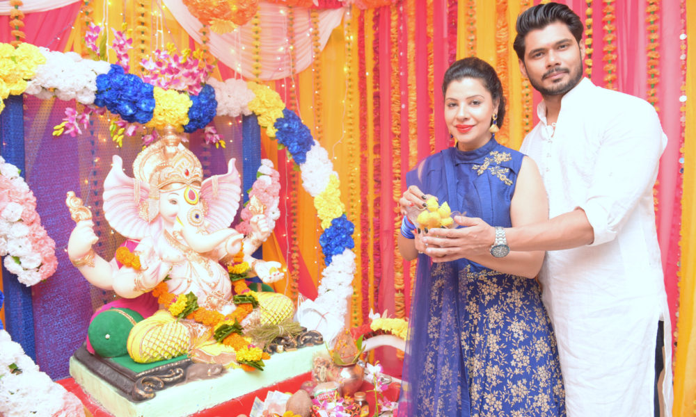 Avinash Dwivedi, Celebrate , Sambhavna Seth, Ganesh Chaturthi,