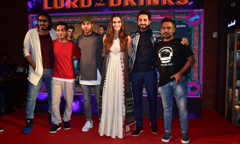 Kriti Sanon, Ayushmann Khurrana, Rajkummar Rao, Twist Kamariya, song launch