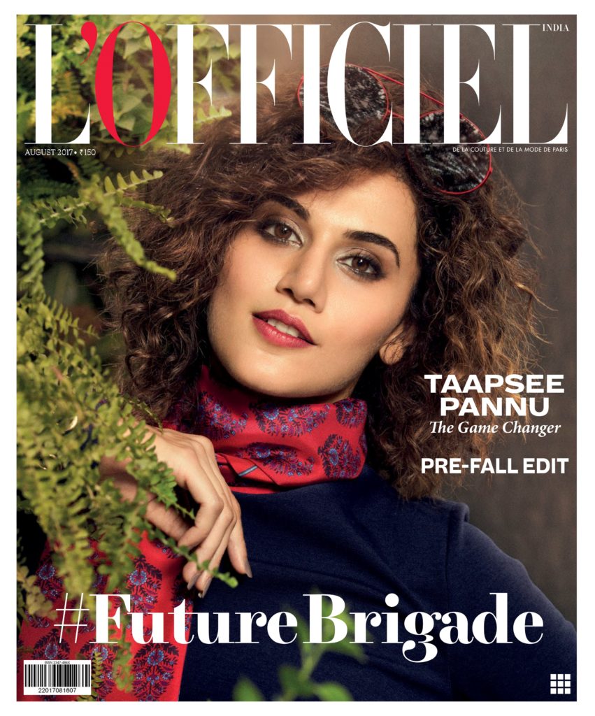 Taapsee Pannu, L'Officiel magazine's cover