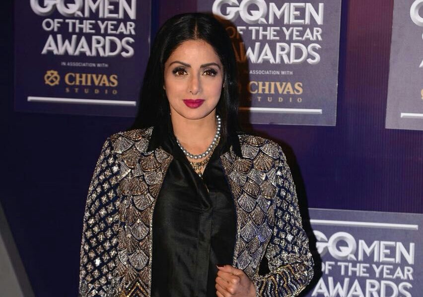 Sridevi, Excellence in Acting award, GQ Men of the Year awards