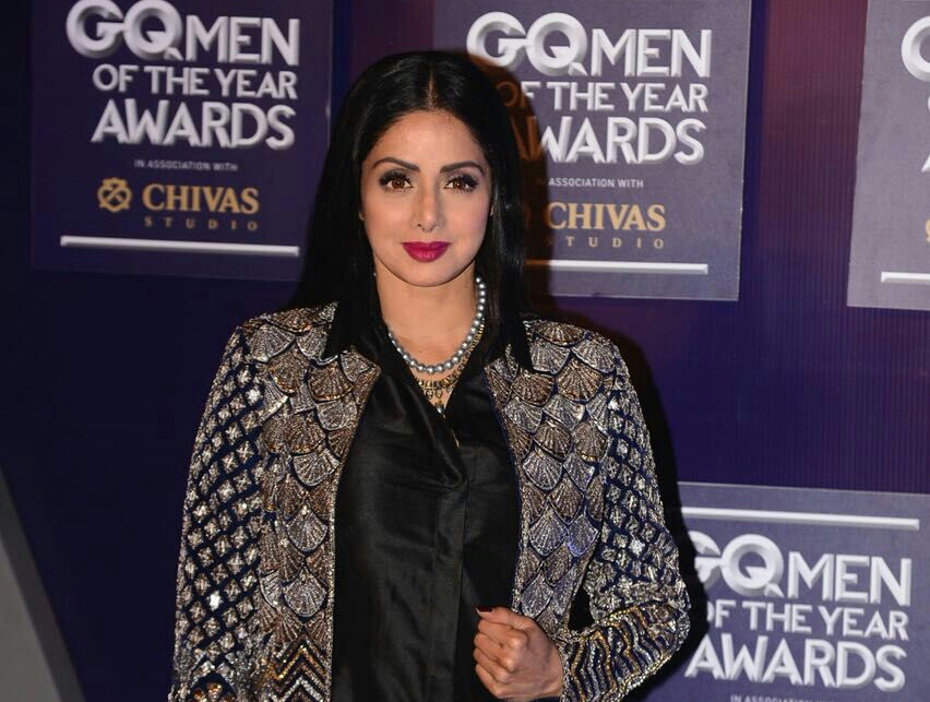 Sridevi, Excellence in Acting award, GQ Men of the Year awards