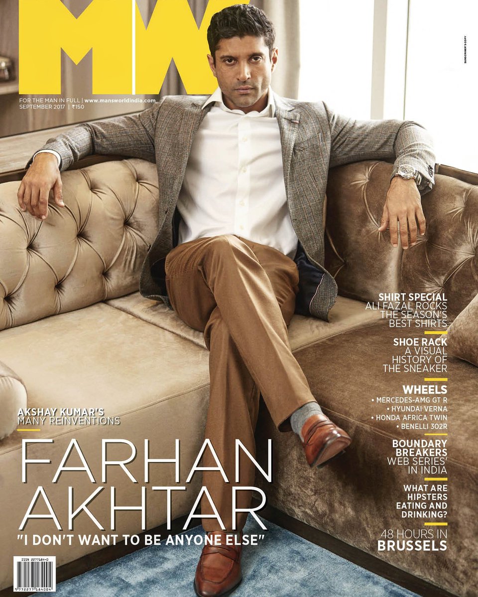 Farhan Akhtar, magazine cover