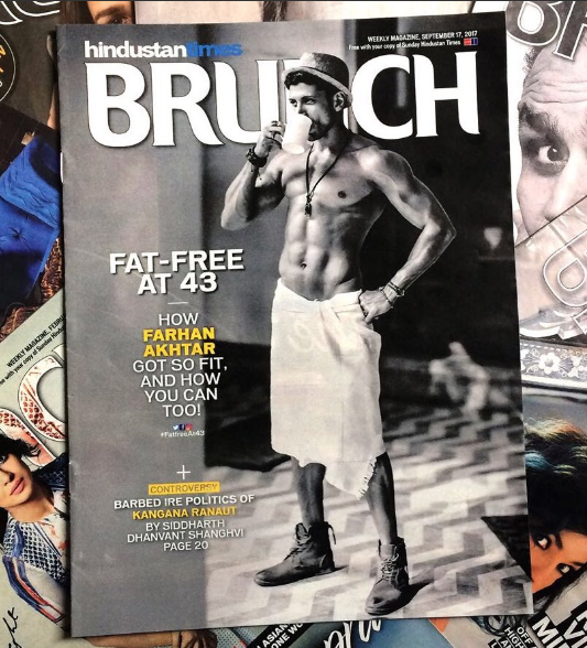 Farhan Akhtar, HT Brunch cover