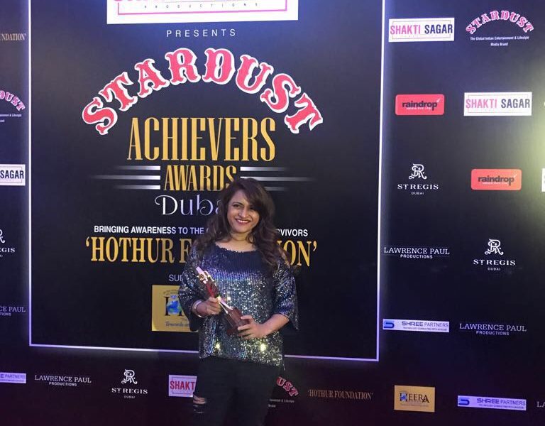 Most Influential Media Entrepreneur , Rohini Iyer, Stardust Acheivers Award ,