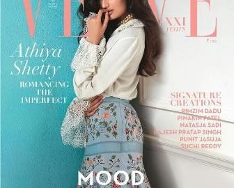 Athiya Shetty, Verve Cover