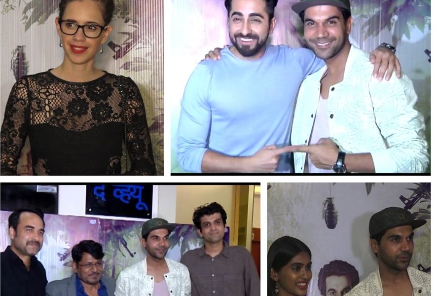 Bollywood, celebrities, special screening, Newton, Rajkummar Rao