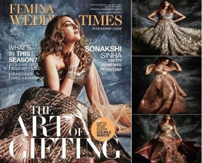 Checkout, Sonakshi Sinha, shoot, Femina Wedding Times