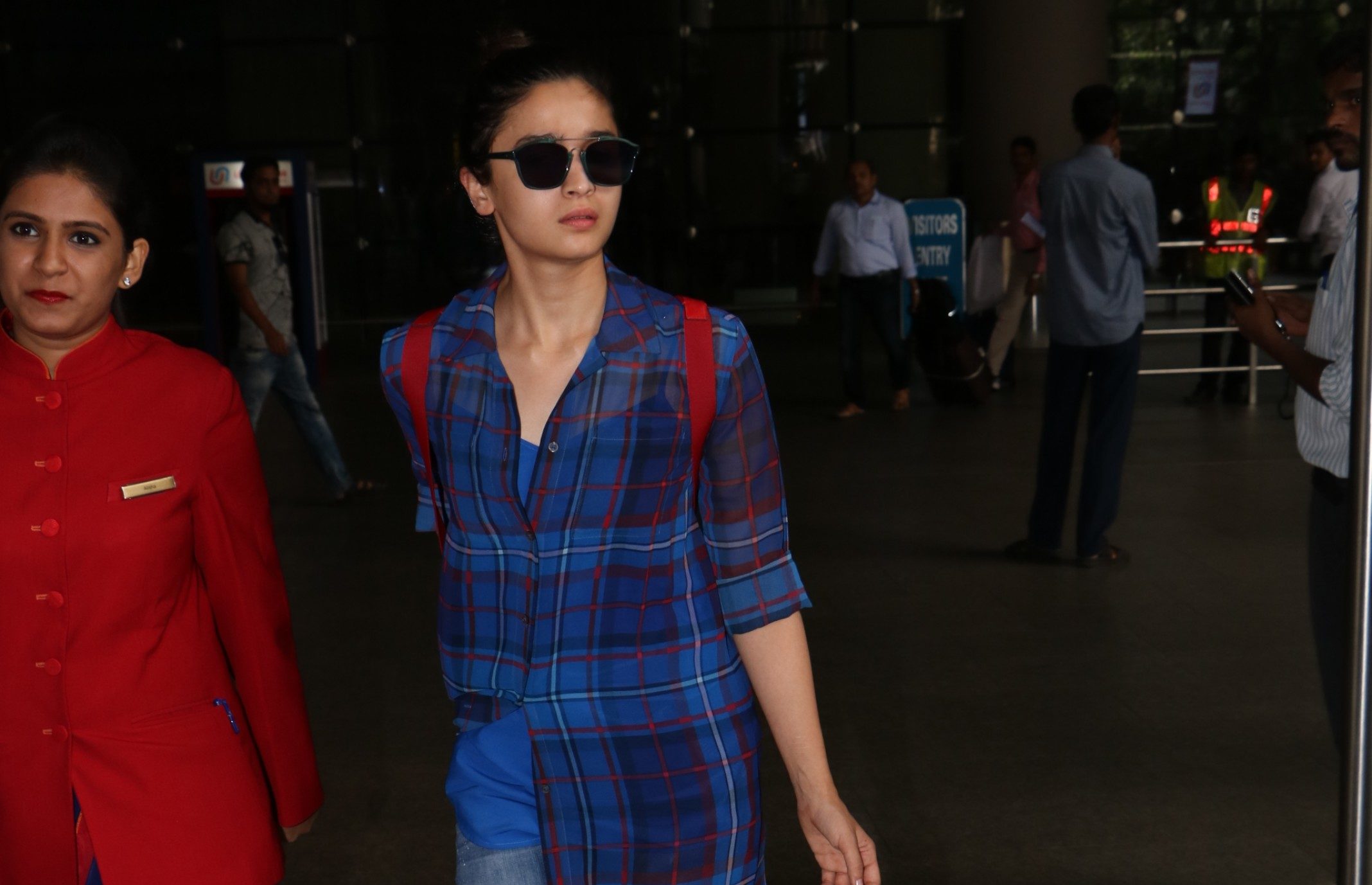 Pics, Alia Bhatt, latest airport look, Blue